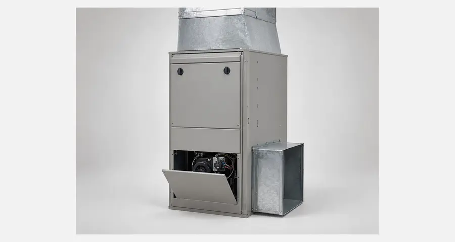 Calefactor central a gas con sistema de conductos